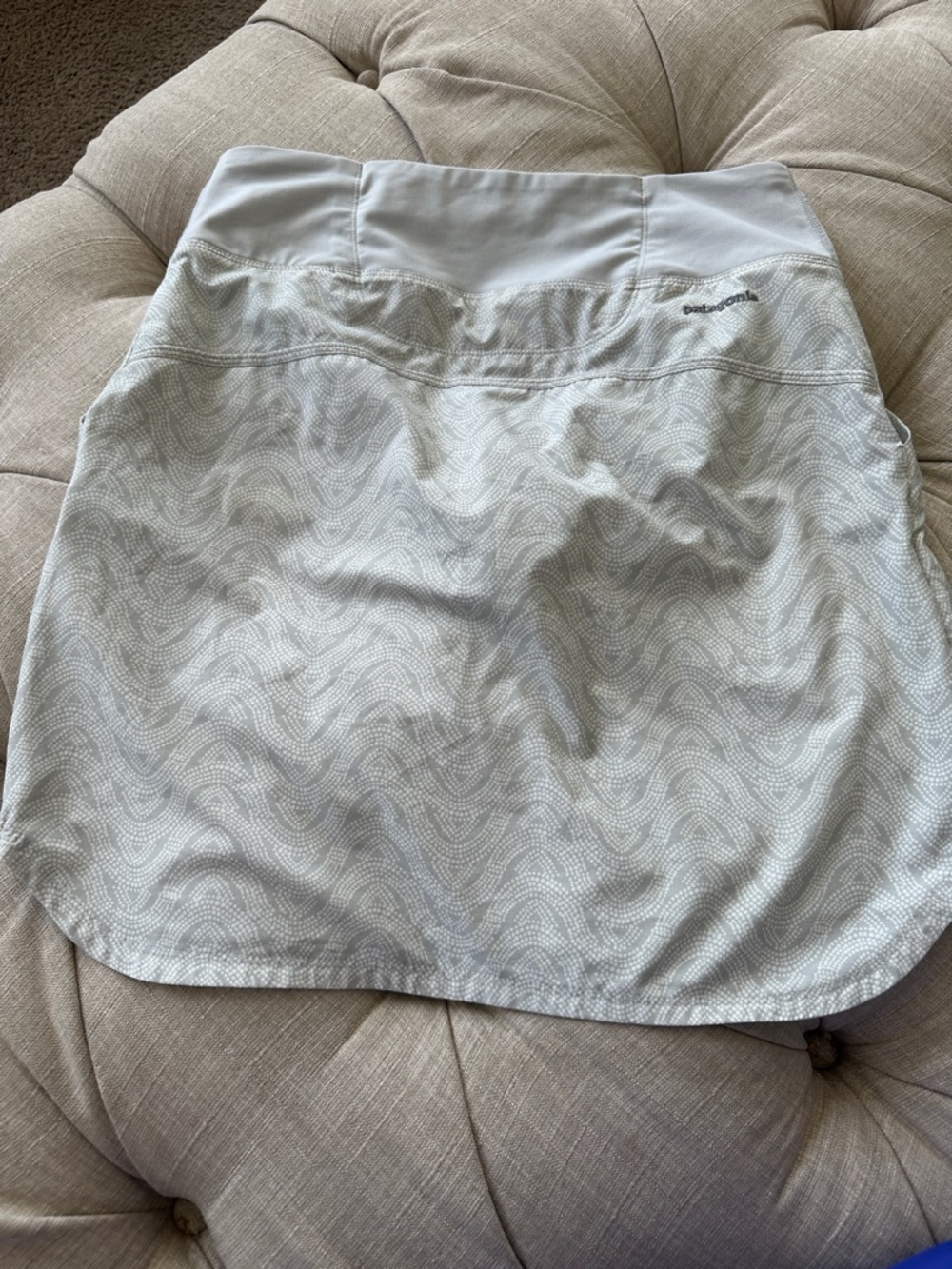 Patagonia White Wave-Pattern Skort - Picture 6 of 8